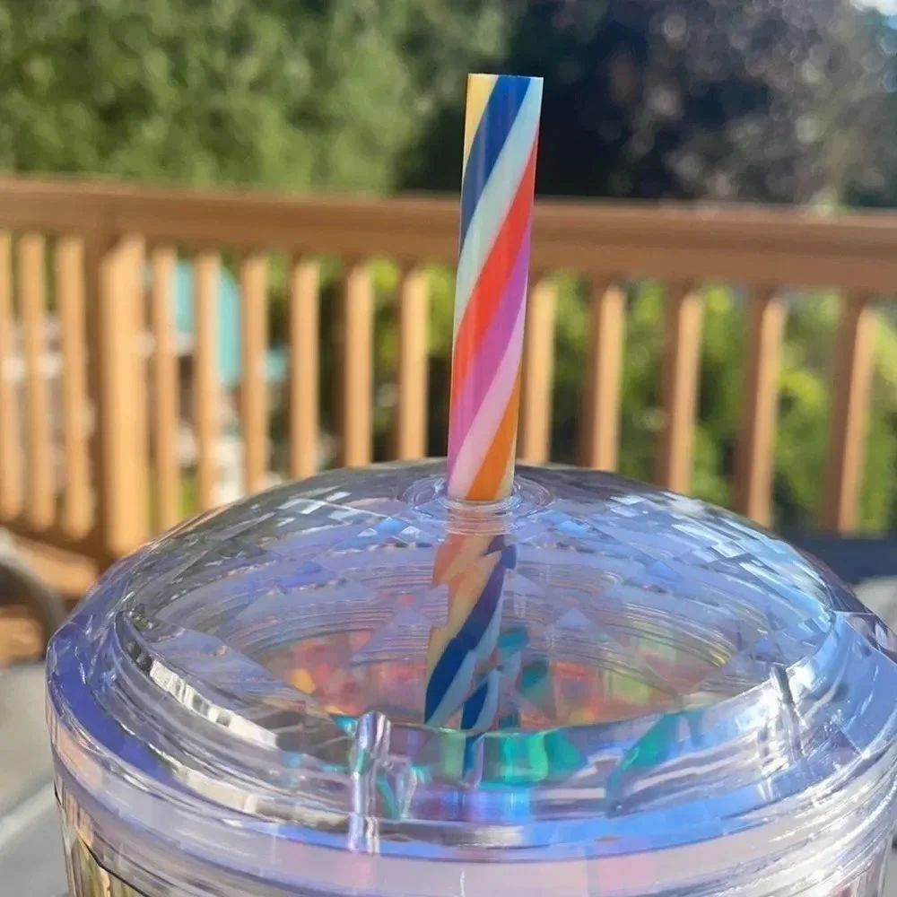 Starbucks rainbow kaleidoscope 24 Oz tumbler